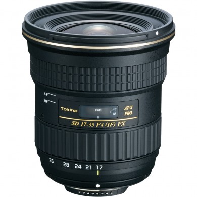 Объектив Tokina AT-X PRO FX 17-35mm f/4.0 (Nikon) (ATXAF175FXN) Объектив Tokina AT-X PRO FX 17-35mm f/4.0 (Nikon) (ATXAF175FXN)